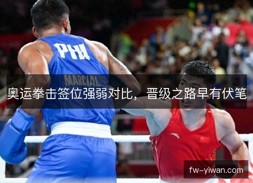 奥运拳击签位强弱对比，晋级之路早有伏笔
